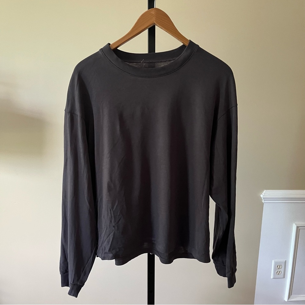 Madewell Black Boxy Shirt Relaxed Fit